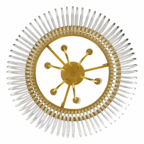 Люстра подвесная Grosseto SL1228.203.06 ST-Luce прозрачная на 6 ламп, основание золотое в стиле арт-деко  фото 6