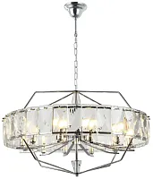 Люстра подвесная Avenue 2090/09/12C Stilfort прозрачная на 12 ламп, основание хром в стиле современный  Люстра подвесная Avenue 2090/09/12C Stilfort прозрачная на 12 ламп, основание хром в стиле современный