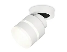 Светильник накладной XM8101024 Ambrella light белый 1 лампа, основание белое в стиле хай-тек круглый
