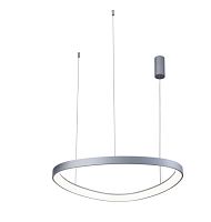 Светильник подвесной LED Zula APL.022.13.60 Aployt серый 1 лампа, основание серое в стиле современный кольца