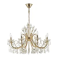 Люстра подвесная Versia 4977/8 Odeon Light без плафона на 8 ламп, основание золотое в стиле классический Люстра подвесная Versia 4977/8 Odeon Light без плафона на 8 ламп, основание золотое в стиле классический