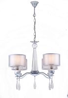 Люстра подвесная Rufina E 1.1.4.600 W Arti Lampadari белая на 4 лампы, основание белое в стиле классика 