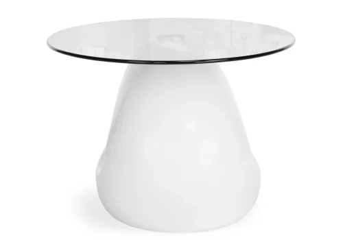 Журнальный столик Orfeo 110х60х43 white 15554 Woodville столешница прозрачная из стекло фото 2