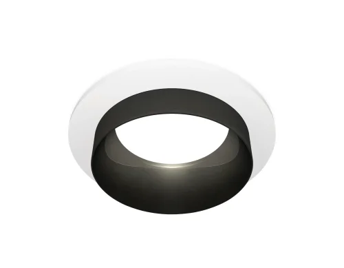 Светильник точечный Techno spot XC6512021 Ambrella light чёрный 1 лампа, основание белое в стиле хай-тек современный круглый