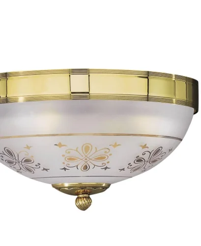 Бра с выключателем A 6112/2  Reccagni Angelo белый на 2 лампы, основание золотое в стиле классический  фото 2