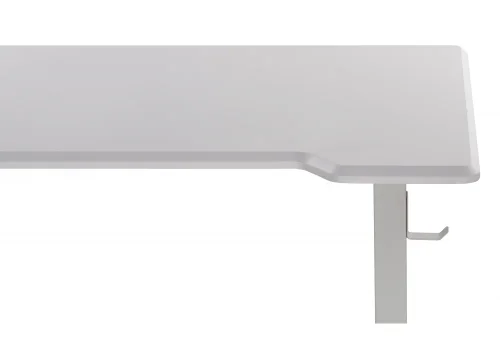 Компьютерный стол Маркос с механизмом подъема 120х75х75 белый / шагрень белая 578481 Woodville столешница белая из мдф фото 8