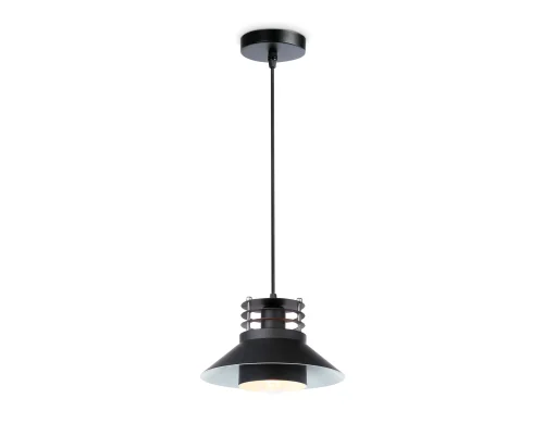 Светильник подвесной TR8172 Ambrella light чёрный 1 лампа, основание чёрное в стиле лофт  фото 2