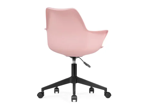 Компьютерное кресло Tulin white / pink / black 15709 Woodville, белый/экокожа, ножки/пластик/чёрный, размеры - *910***600*600 фото 4