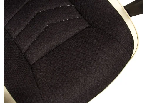 Компьютерное кресло Gamer черное / бежевое 1861 Woodville, чёрный бежевый/ткань искусственная кожа, ножки/пластик/чёрный, размеры - *1170***620*700 фото 9