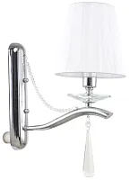 Бра Nifty 1042/09/01W Stilfort белый 1 лампа, основание хром в стиле классический 