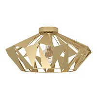Светильник потолочный Carlton 43908 Eglo золотой 1 лампа, основание золотое в стиле лофт современный 