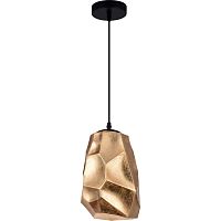 Светильник подвесной Arezzola 2058/03/01P Stilfort золотой 1 лампа, основание чёрное в стиле современный выдувное