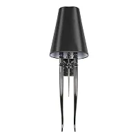 Бра Brunilde 10207W/L Black LOFT IT чёрный 2 лампы, основание чёрное в стиле арт-деко 