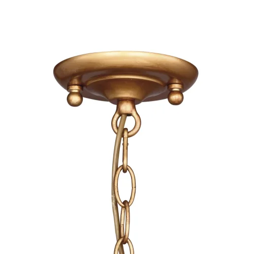 Люстра подвесная Batun 2020-3P Favourite прозрачная золотая на 3 лампы, основание золотое в стиле кантри  фото 3