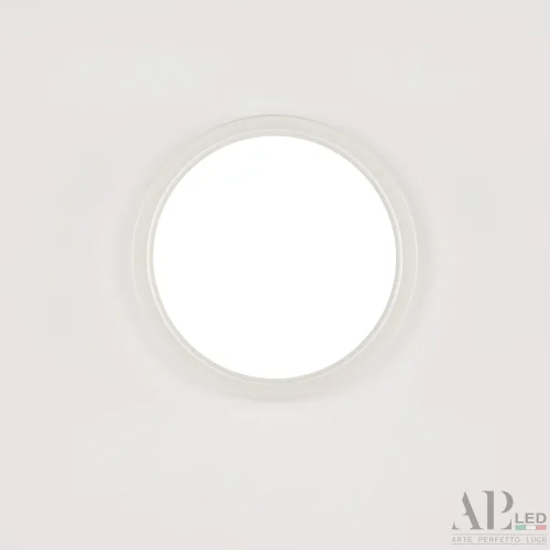 Светильник накладной LED Ingrid 3322.LDY1604M/12W/6K Arte Perfetto Luce белый 1 лампа, основание белое в стиле современный круглый фото 4