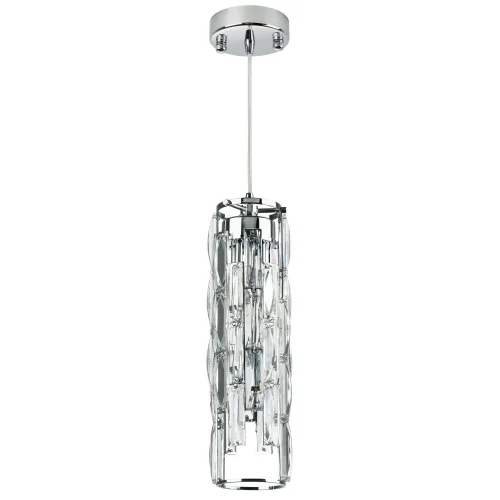 Светильник подвесной Limpio 722030 Osgona прозрачный 3 лампы, основание хром в стиле арт-деко 