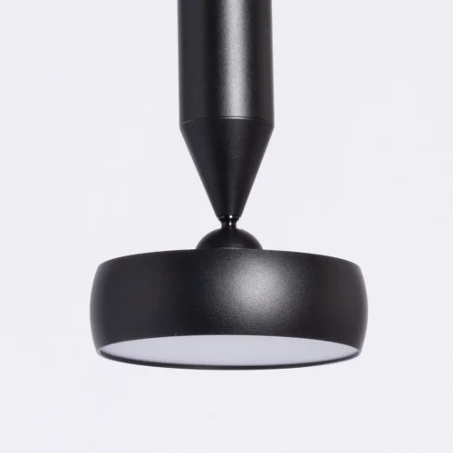 Светильник подвесной LED Информ 851011201 DeMarkt чёрный 1 лампа, основание чёрное в стиле хай-тек современный  фото 4