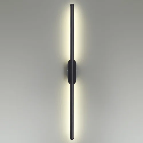 Бра LED Brielle 5609/13WL Lumion чёрный на 1 лампа, основание чёрное в стиле минимализм  фото 2