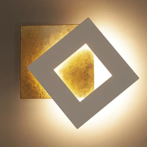 Бра LED Dalia 8143 Mantra золотой белый на 1 лампа, основание золотое белое в стиле современный хай-тек  фото 4