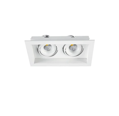 Светильник карданный LED PIXEL 112.2-7W*2-WT Lucia Tucci белый 2 лампы, основание белое в стиле современный 