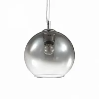 Светильник подвесной NEMO SP1 D20 FADE Ideal Lux хром прозрачный 1 лампа, основание хром в стиле современный шар