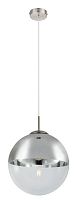Светильник подвесной Varus 15853 Globo хром 1 лампа, основание матовое никель в стиле современный шар