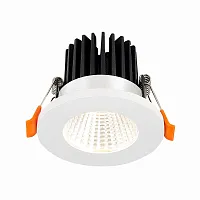 Светильник точечный LED St704 ST704.538.10 ST-Luce белый 1 лампа, основание белое в стиле модерн хай-тек 