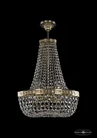 Светильник потолочный 19113/H2/35IV G Bohemia Ivele Crystal прозрачный 2 лампы, основание золотое в стиле классика sp