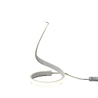 Настольная лампа LED NUR 6008 Mantra белая 1 лампа, основание белое металл в стиле современный 