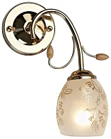 Бра  762-301-01 Velante бежевый 1 лампа, основание золотое в стиле классический 