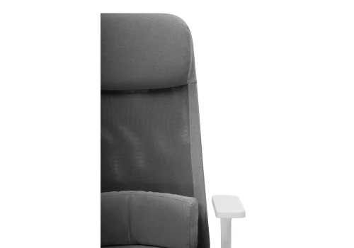 Компьютерное кресло Salta gray / white 15397 Woodville, серый/ткань, ножки/пластик/белый, размеры - *1200***650* фото 7