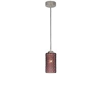 Светильник подвесной L 10001/1 Reccagni Angelo фиолетовый 1 лампа, основание никель в стиле современный классический выдувное