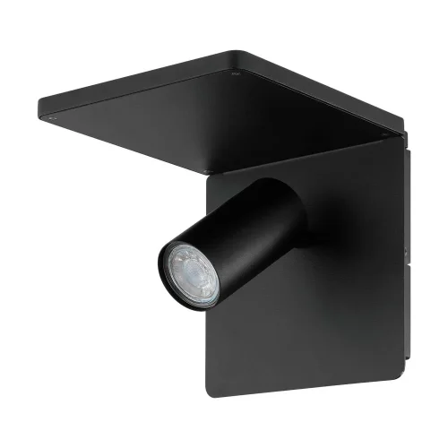 Бра с выключателем в розетку Ciglie 98263 Eglo чёрный на 1 лампа, основание чёрное в стиле современный 