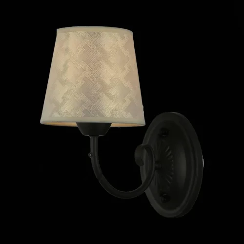 Бра Rimento SLE120301-01 Evoluce бежевый на 1 лампа, основание чёрное в стиле классический  фото 2