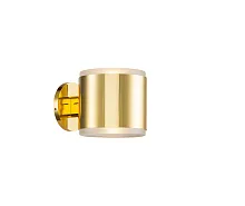 Бра LED TUBE W5630.2 gold Lucia Tucci золотой белый 2 лампы, основание золотое в стиле модерн 