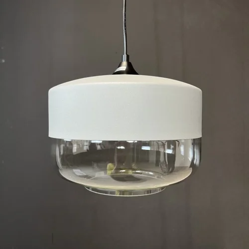 Светильник подвесной NORD D D25 Gray/Transparent 190504-26 ImperiumLoft прозрачный 1 лампа, основание серое в стиле современный  фото 6