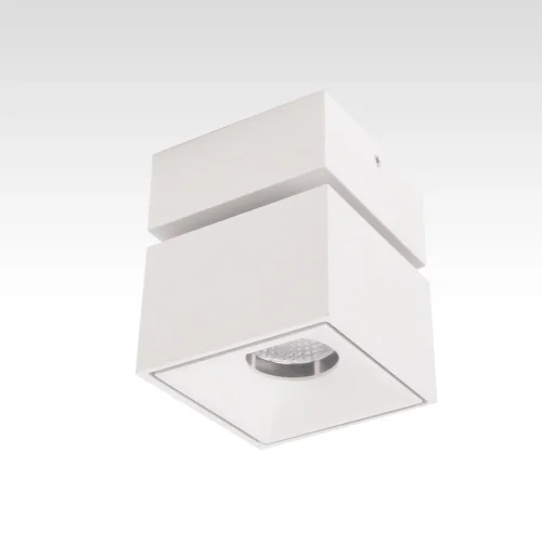 Светильник накладной LED CL558020N Стамп Citilux белый 1 лампа, основание белое в стиле современный хай-тек квадратный фото 3