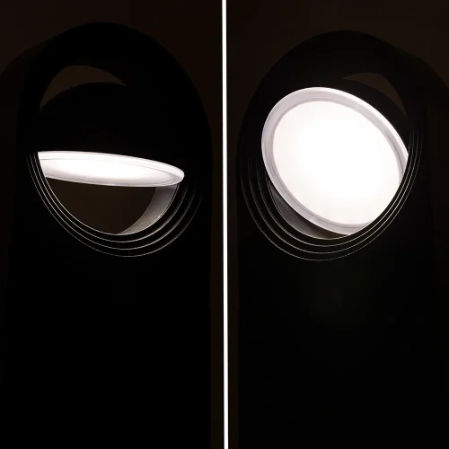 Парковый светильник LED San Francisco A1831PA-1BK Arte Lamp уличный IP44 чёрный 1 лампа, плафон чёрный в стиле современный LED фото 2