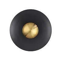 Бра LED Adamas 4223/13WL Odeon Light чёрный золотой 1 лампа, основание чёрное в стиле хай-тек 