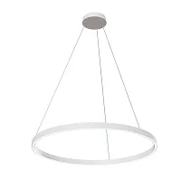 Светильник подвесной LED Rim MOD058PL-L42W4K Maytoni белый 1 лампа, основание белое в стиле хай-тек кольца