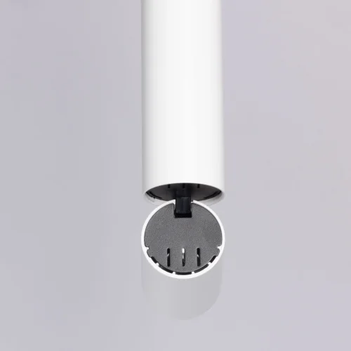 Светильник накладной LED Информ 851011401 DeMarkt белый 1 лампа, основание белое в стиле современный хай-тек трубочки фото 7