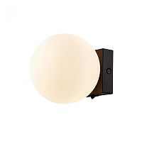 Бра LED Botelli SL1581.401.01 ST-Luce белый 1 лампа, основание чёрное в стиле хай-тек шар