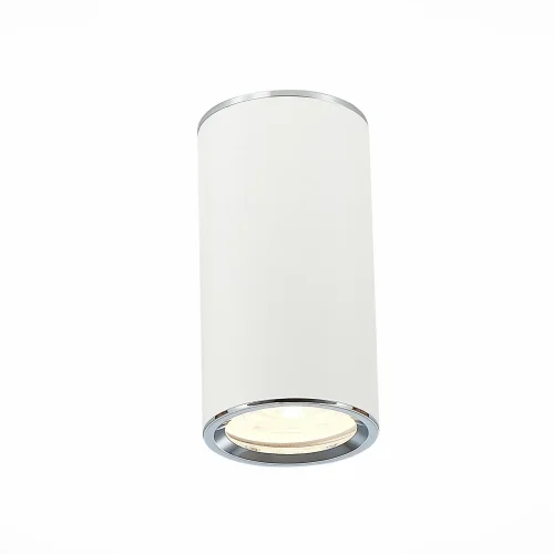 Светильник накладной Chomus ST111.507.01 ST-Luce белый 1 лампа, основание белое в стиле хай-тек современный круглый