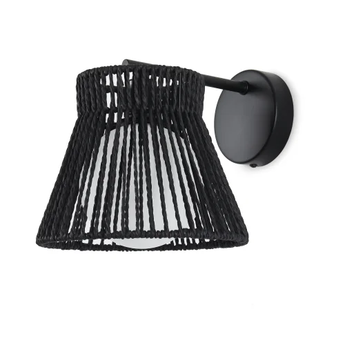 Бра Cottage FR5405WL-01B Freya чёрный на 1 лампа, основание чёрное в стиле современный кантри арт-деко  фото 2