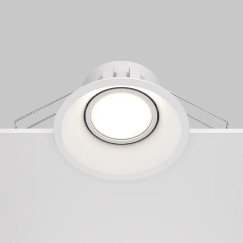 Светильник точечный Dot DL028-2-01W Maytoni белый 1 лампа, основание белое в стиле современный  фото 6