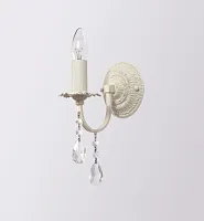 Бра TORINO W135.1 Ivory Lucia Tucci без плафона 1 лампа, основание бежевое в стиле классический арт-деко 