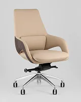 Кресло офисное топчэйрс реигн, бежевый УТ000039416 Stool Group Кресло офисное топчэйрс реигн, бежевый УТ000039416 Stool Group