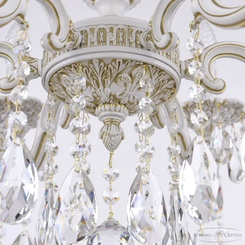 Люстра подвесная AL78101/6/175 A WMG Bohemia Ivele Crystal без плафона на 6 ламп, основание белое патина золотое в стиле классический sp фото 3