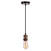 Светильник подвесной LOFT1153 LOFT IT без плафона 1 лампа, основание чёрное бронзовое в стиле лофт 