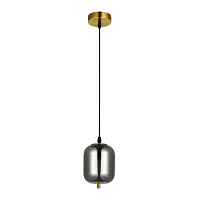 Светильник подвесной Freddie A2234SP-1PB Arte Lamp чёрный 1 лампа, основание медь в стиле современный 